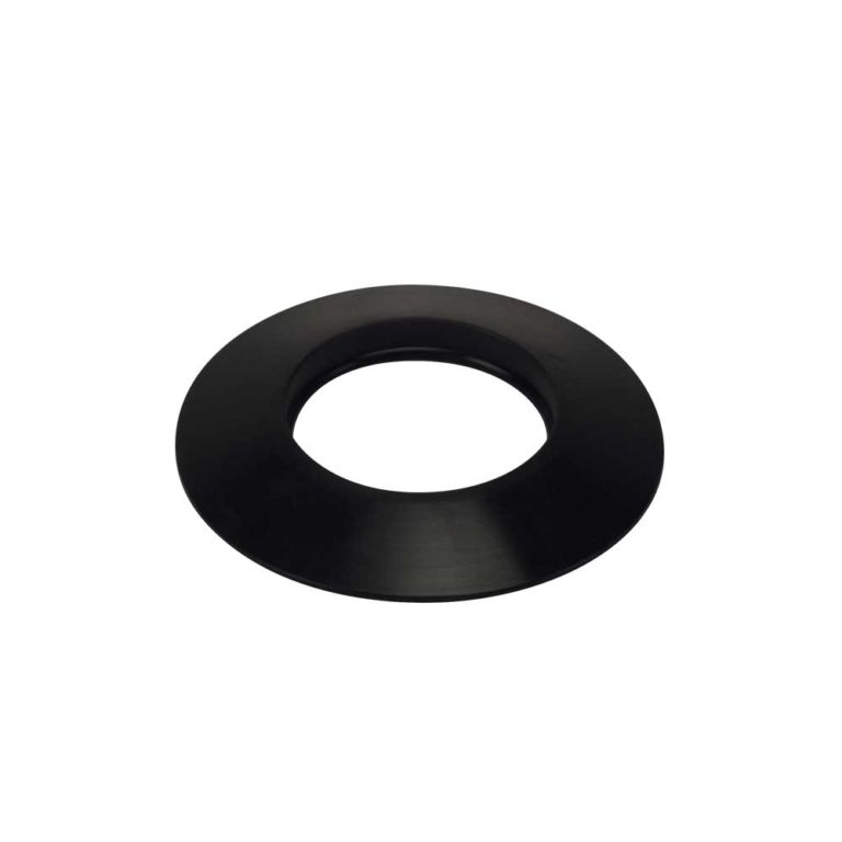 Anello 90° in silicone nero Pellet