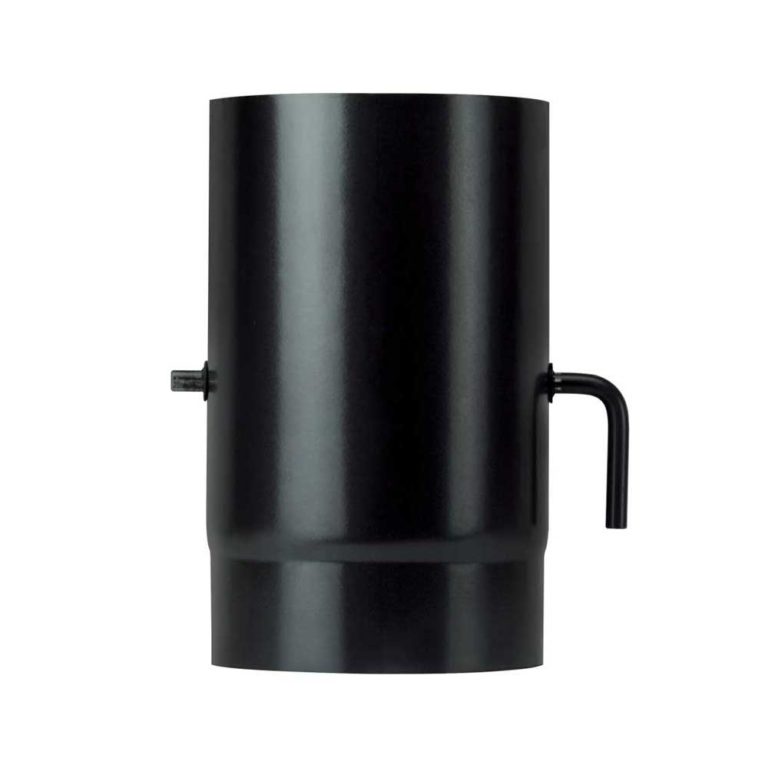 Plus 1,2mm pipe with flue damper H250mm