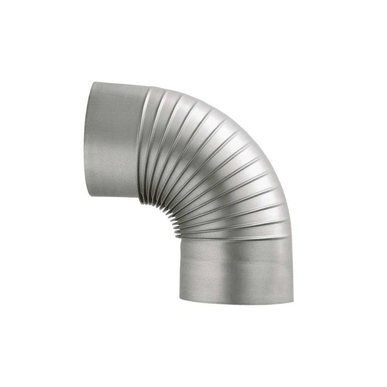 Galvanised 90° elbow